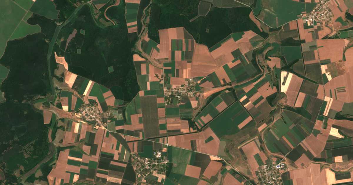 Satellitenkarte von Glavanci