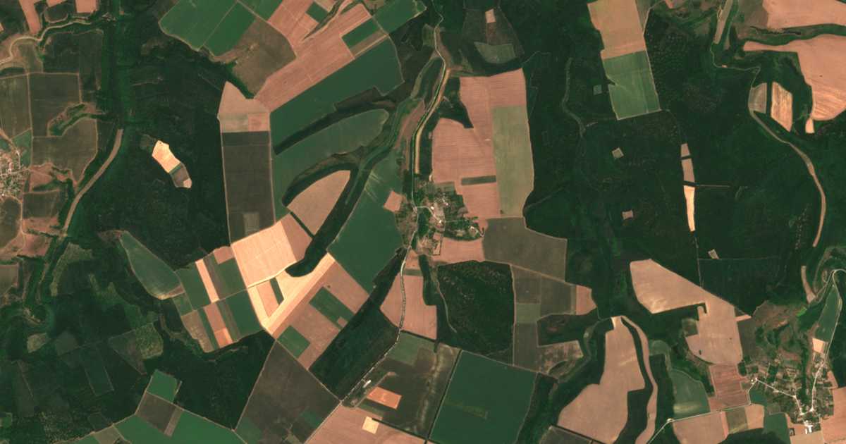 Satellitenkarte von Guslar