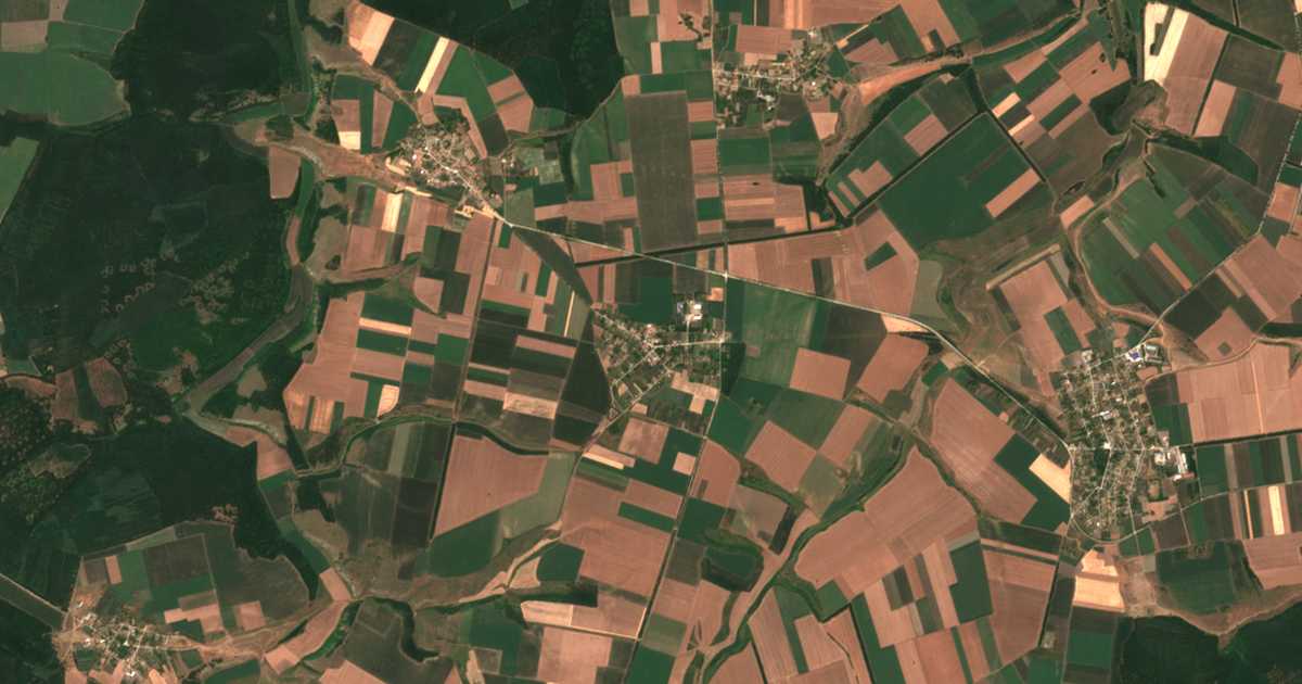 Satellitenkarte von Kladenci