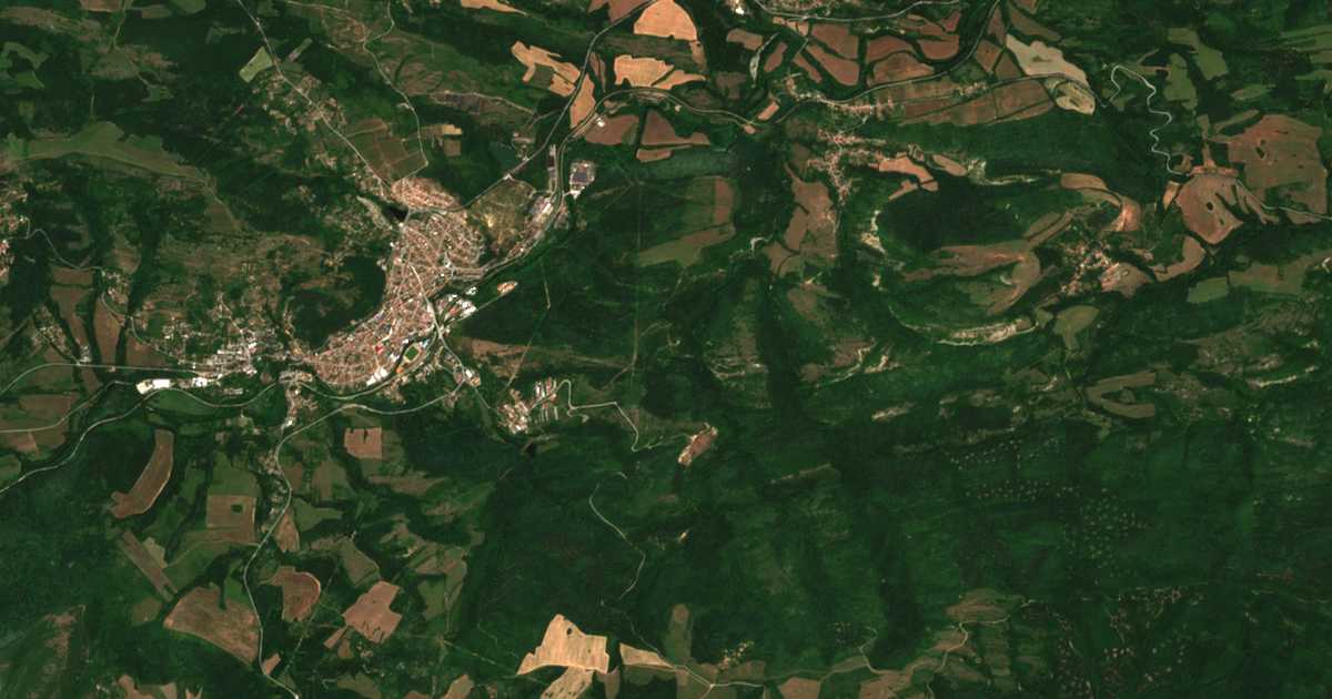 Satellitenkarte von Gǎrnja