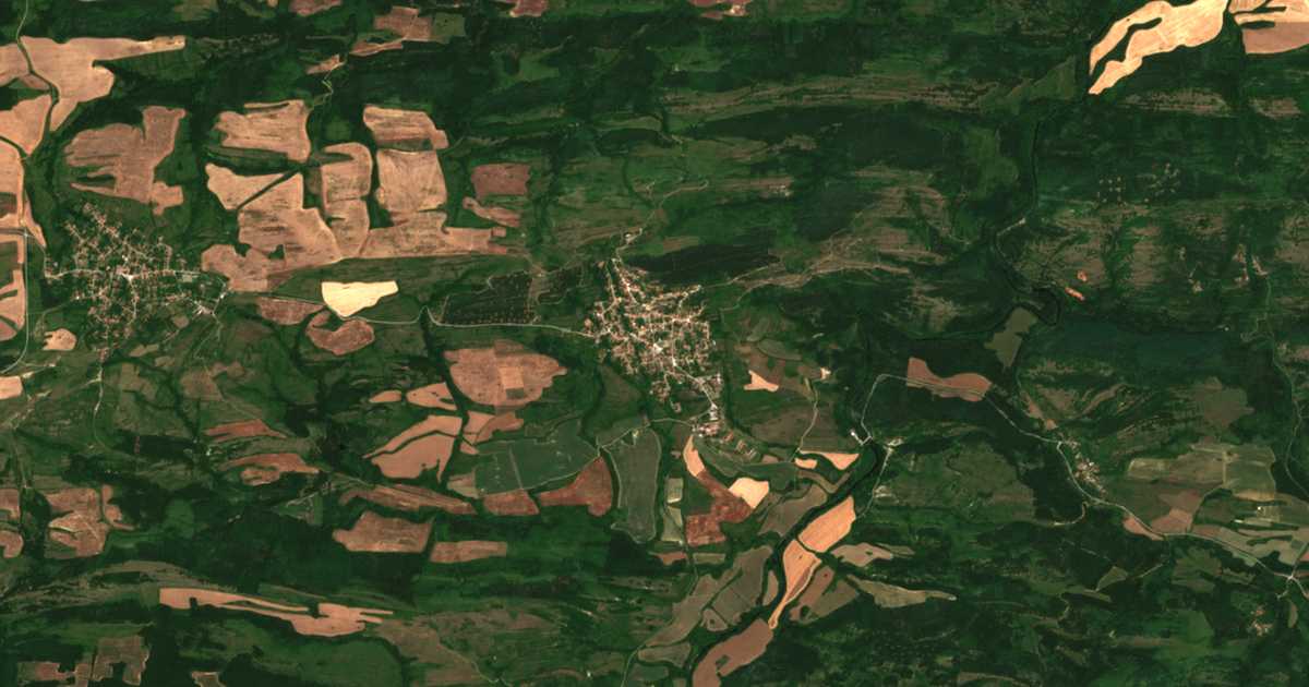 Satellitenkarte von Gostilica