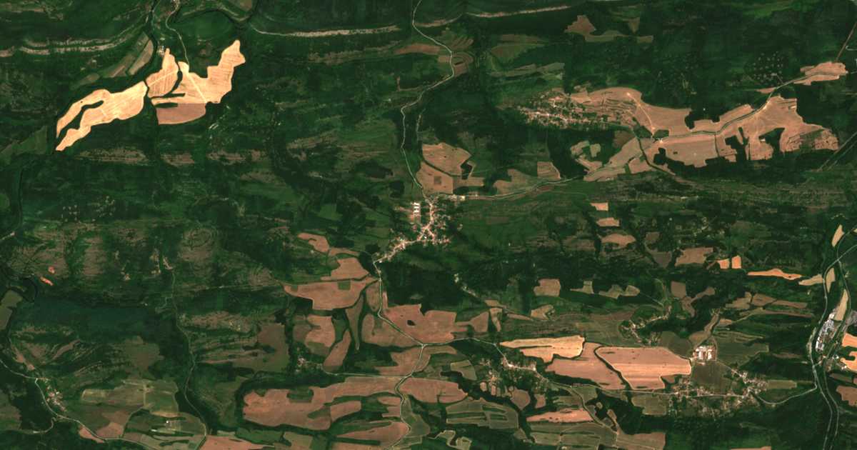 Satellitenkarte von Kereka