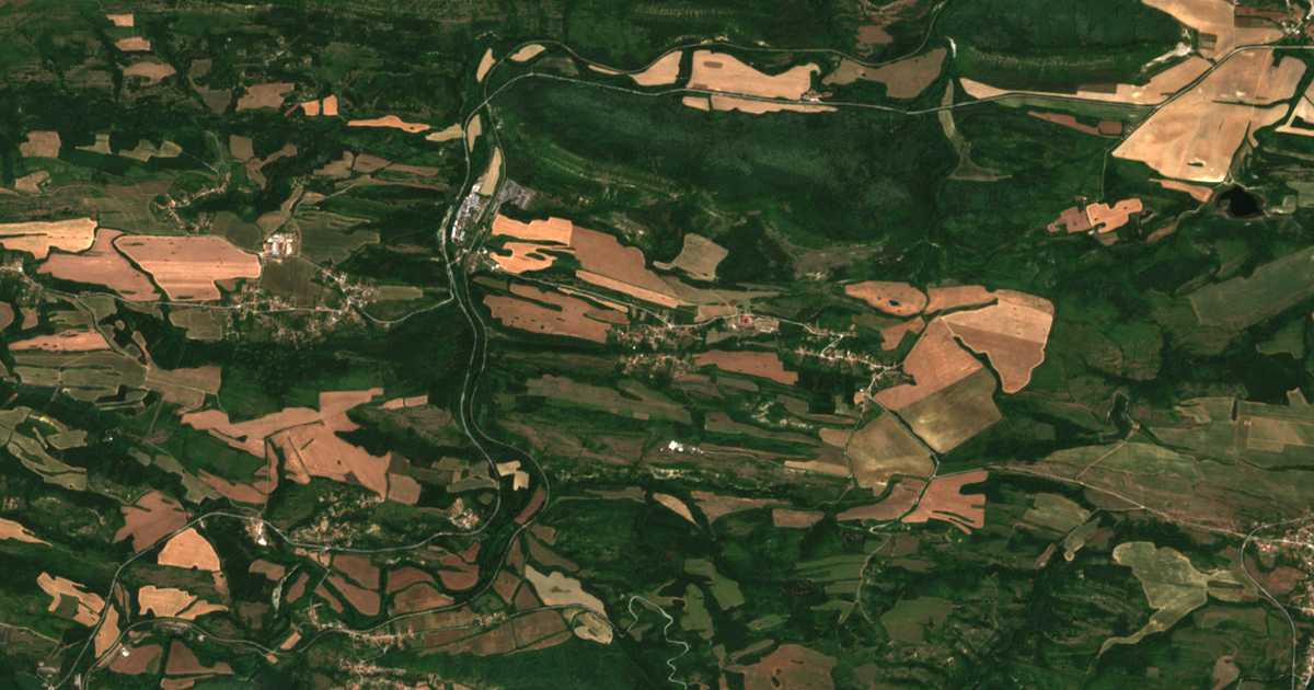 Satellitenkarte von Kosarka