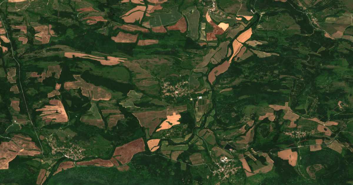Satellitenkarte von Slavejkovo