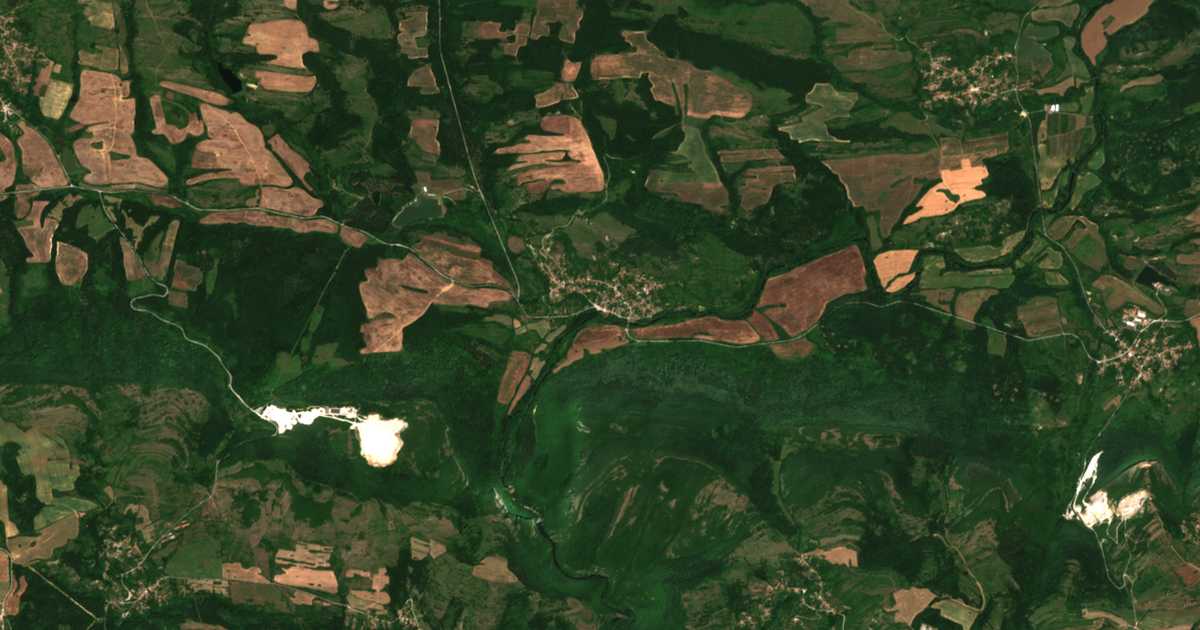 Satellitenkarte von Jantra