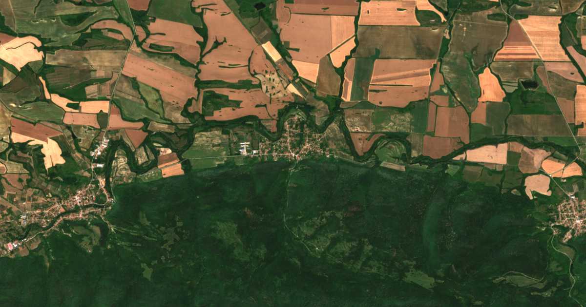 Satellitenkarte von Berievo