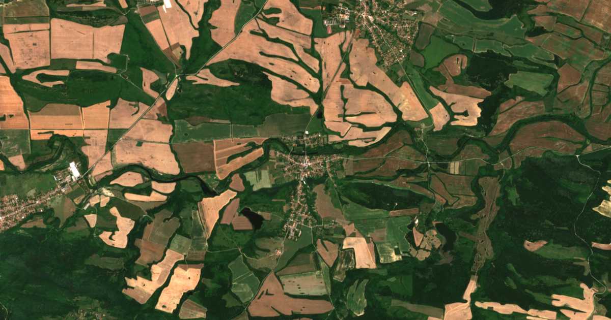 Satellitenkarte von Duševo