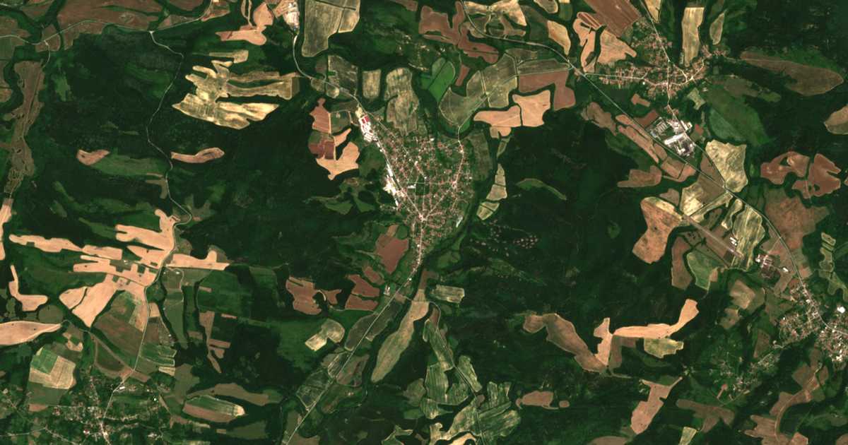 Satellitenkarte von Gorna Rosica