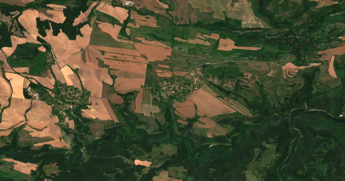 Satellitenkarte von Gradište