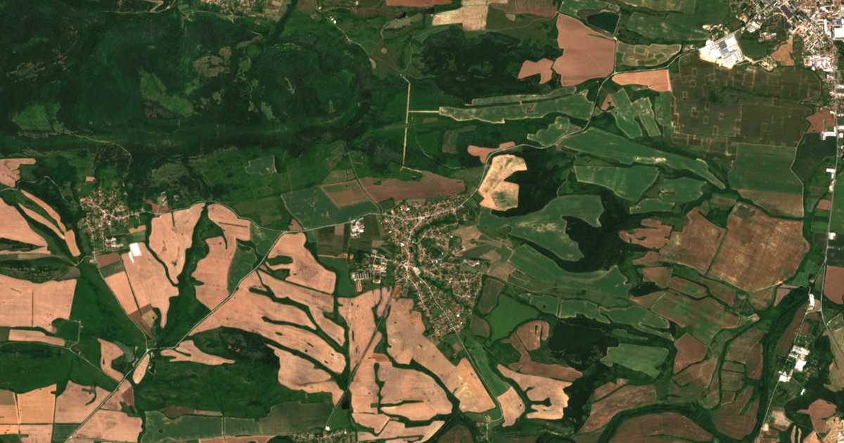 Satellitenkarte von Sennik