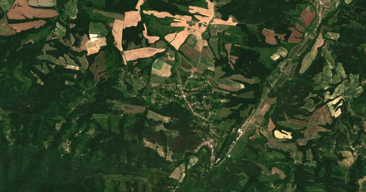 Satellitenkarte von Šumata