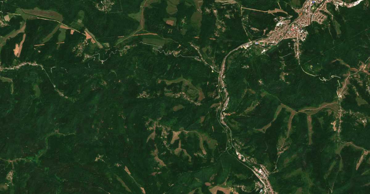 Satellitenkarte von Bangejci
