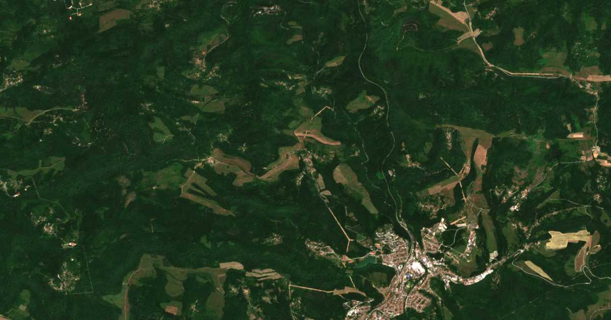 Satellitenkarte von Bižovci