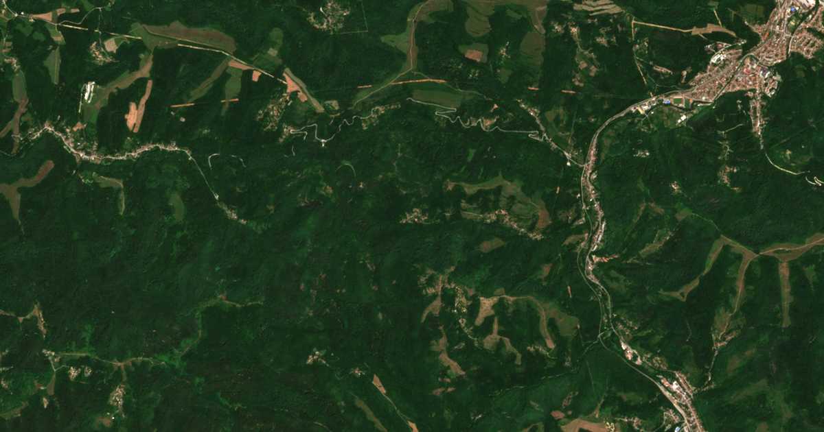 Satellitenkarte von Kašenci