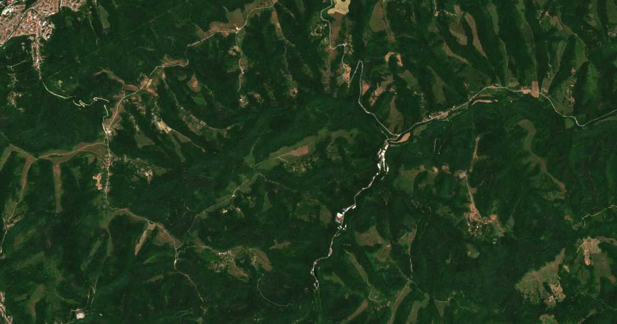 Satellitenkarte von Malčovci