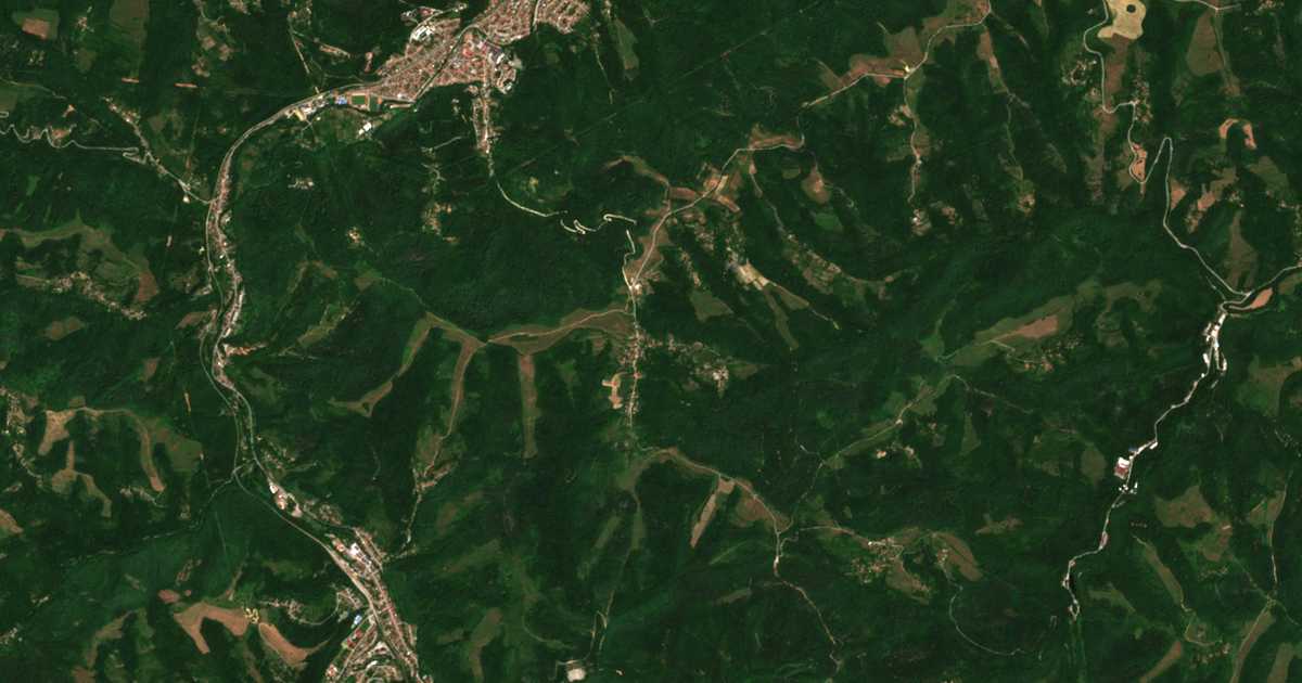 Satellitenkarte von Prestoj