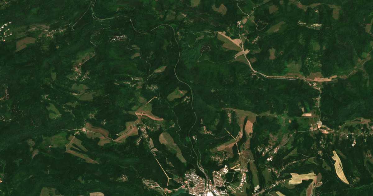 Satellitenkarte von Stajnovci