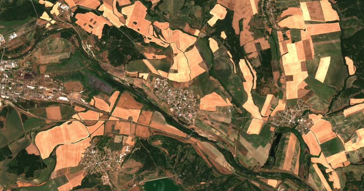 Satellitenkarte von Brod