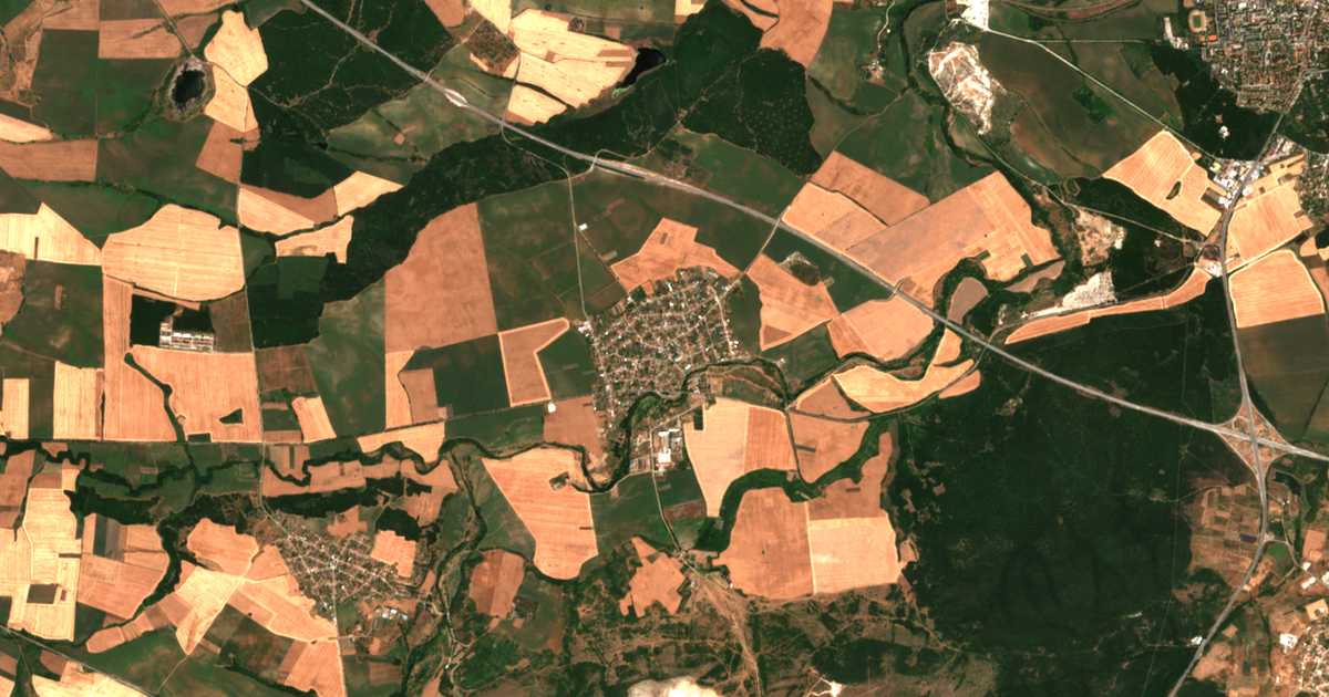 Satellitenkarte von Dobrič