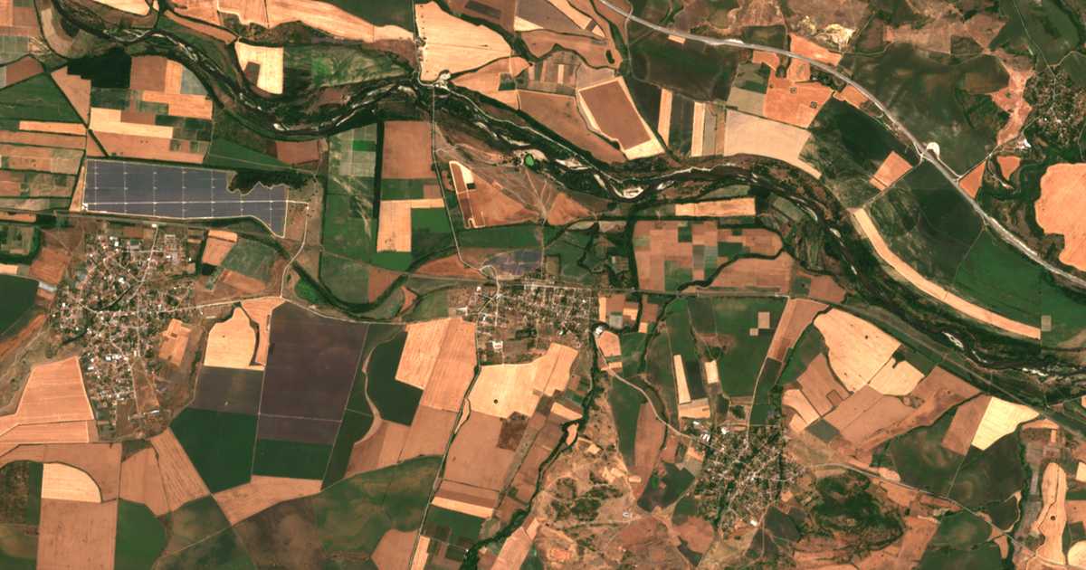 Satellitenkarte von Skobelevo