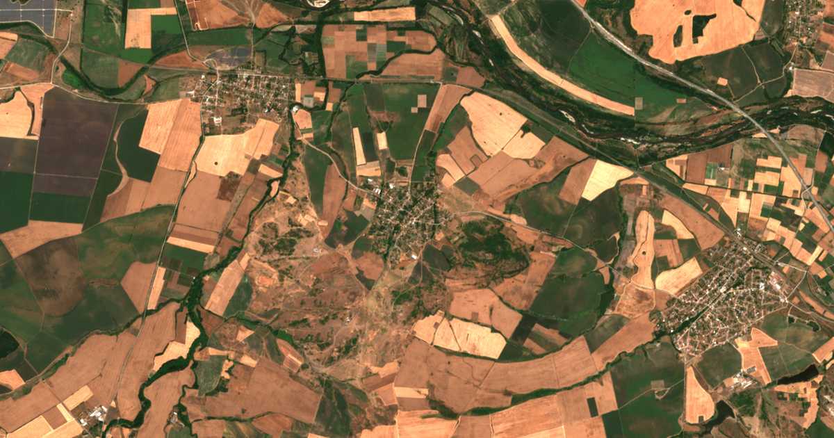 Satellitenkarte von Stalevo