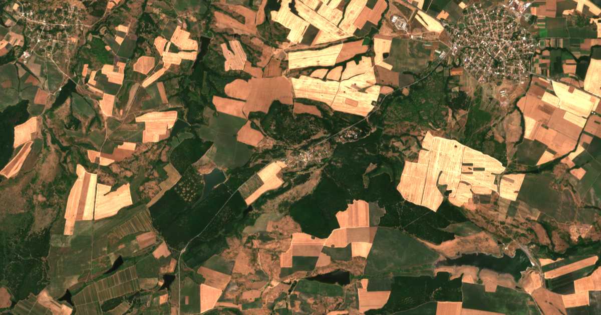 Satellitenkarte von Svetlina