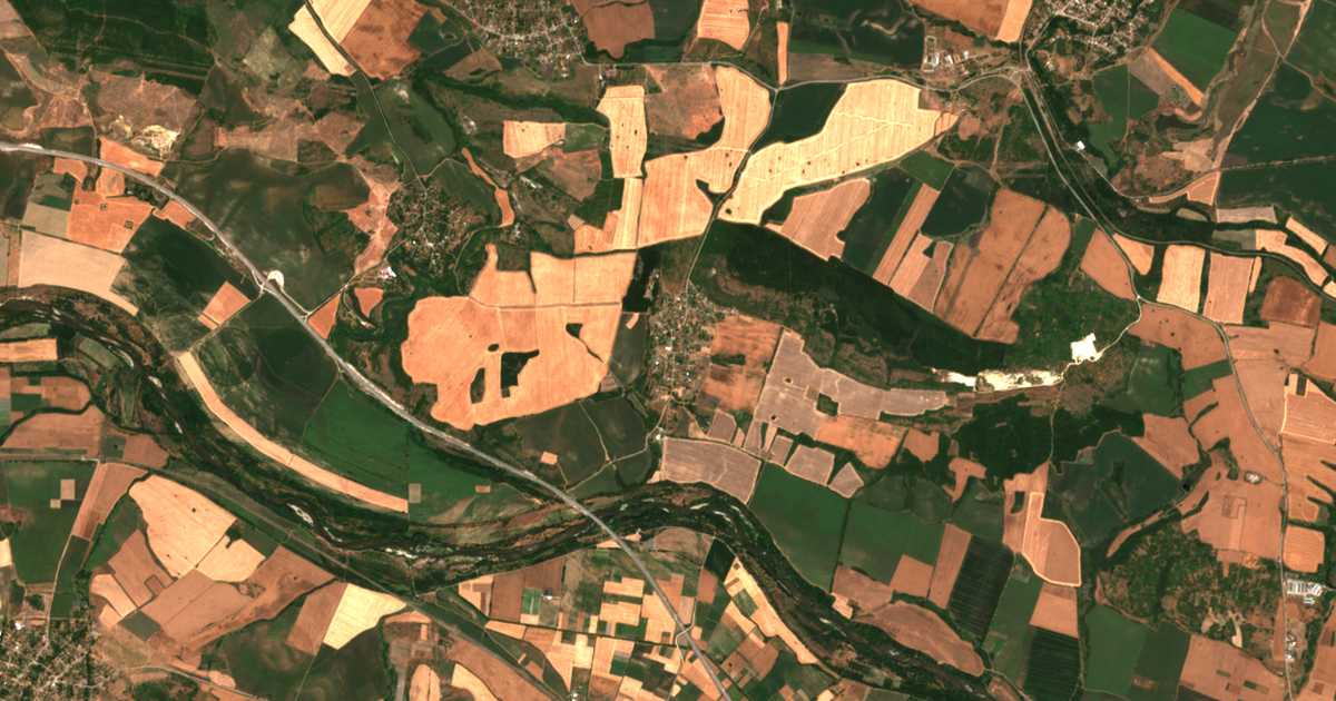 Satellitenkarte von Welikan