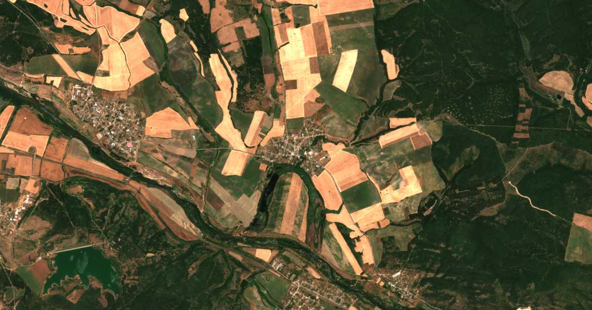 Satellitenkarte von Zlatopole