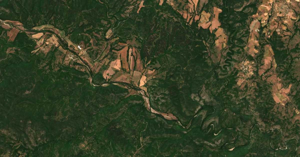 Satellitenkarte von Beli dol