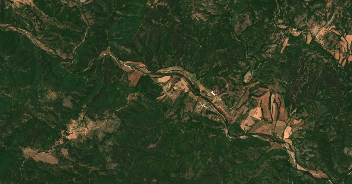 Satellitenkarte von Bjalgradec