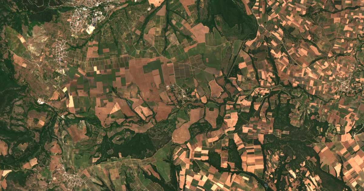 Satellitenkarte von Drabišna