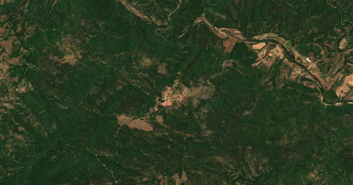 Satellitenkarte von Kazak