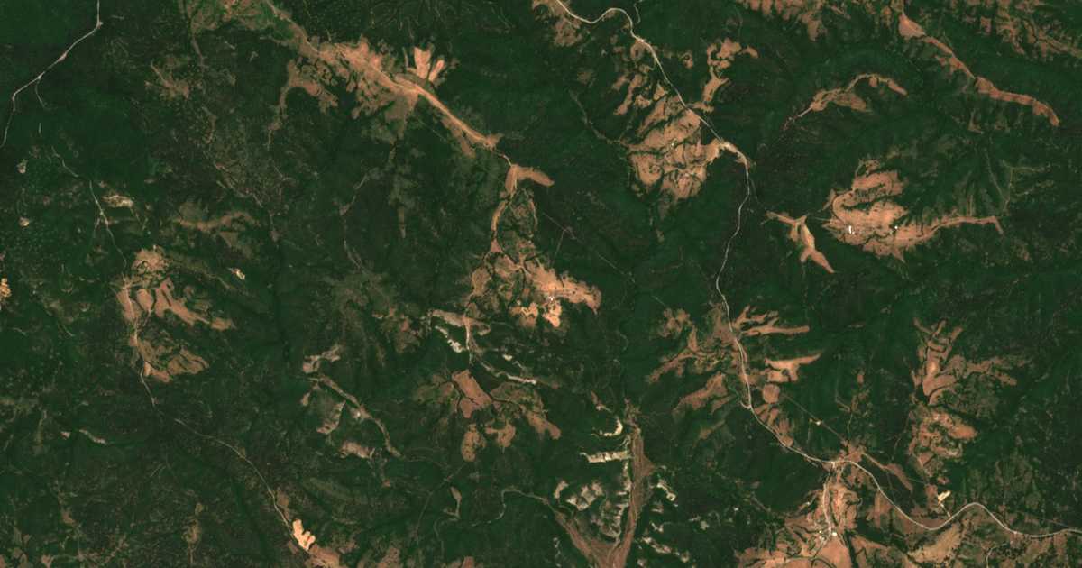 Satellitenkarte von Paškul