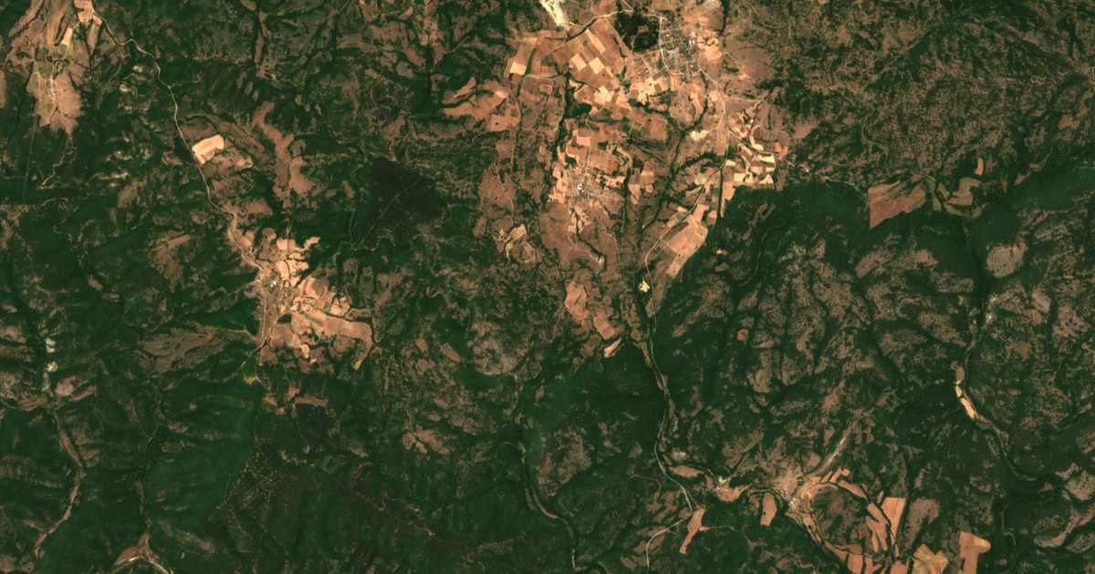 Satellitenkarte von Pǎstrook