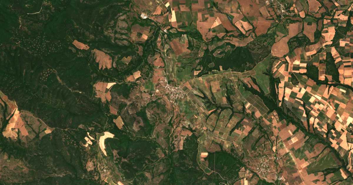 Satellitenkarte von Svirači