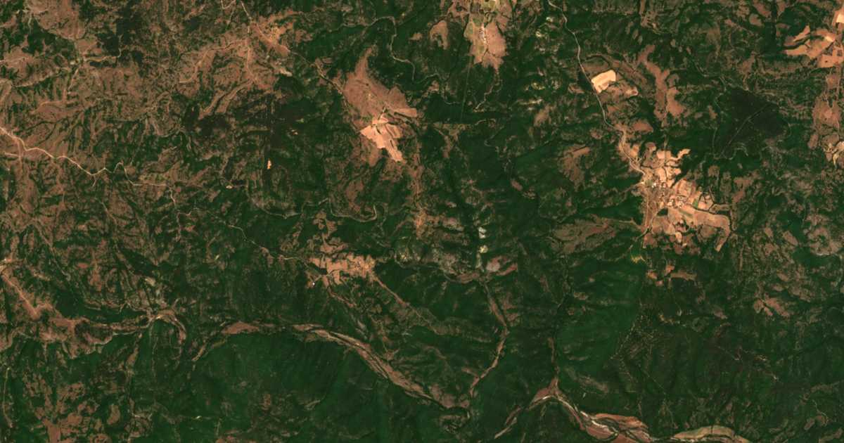 Satellitenkarte von Vetruška