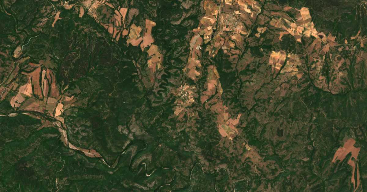 Satellitenkarte von Železari