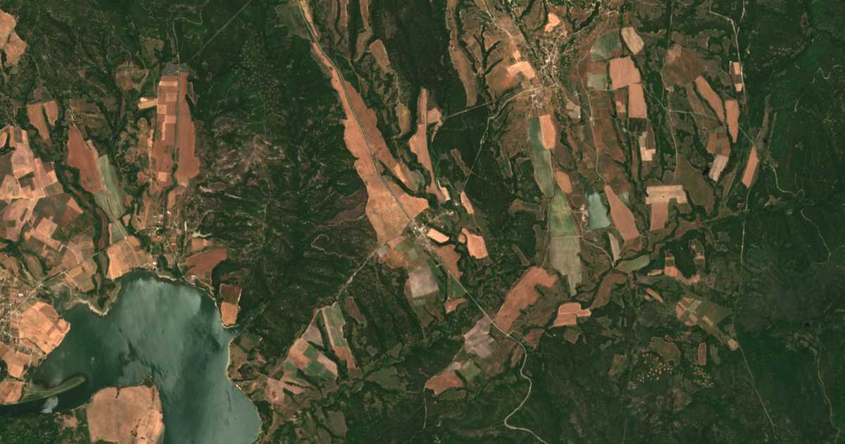 Satellitenkarte von Dǎbovec