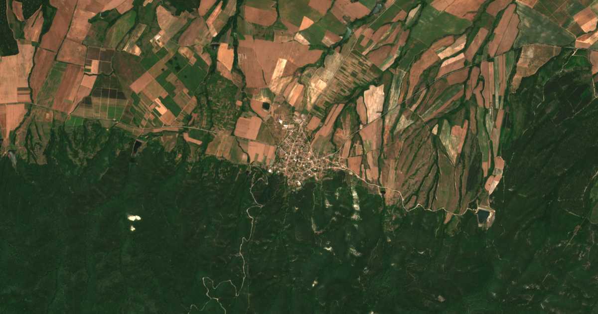Satellitenkarte von Malko Gradište