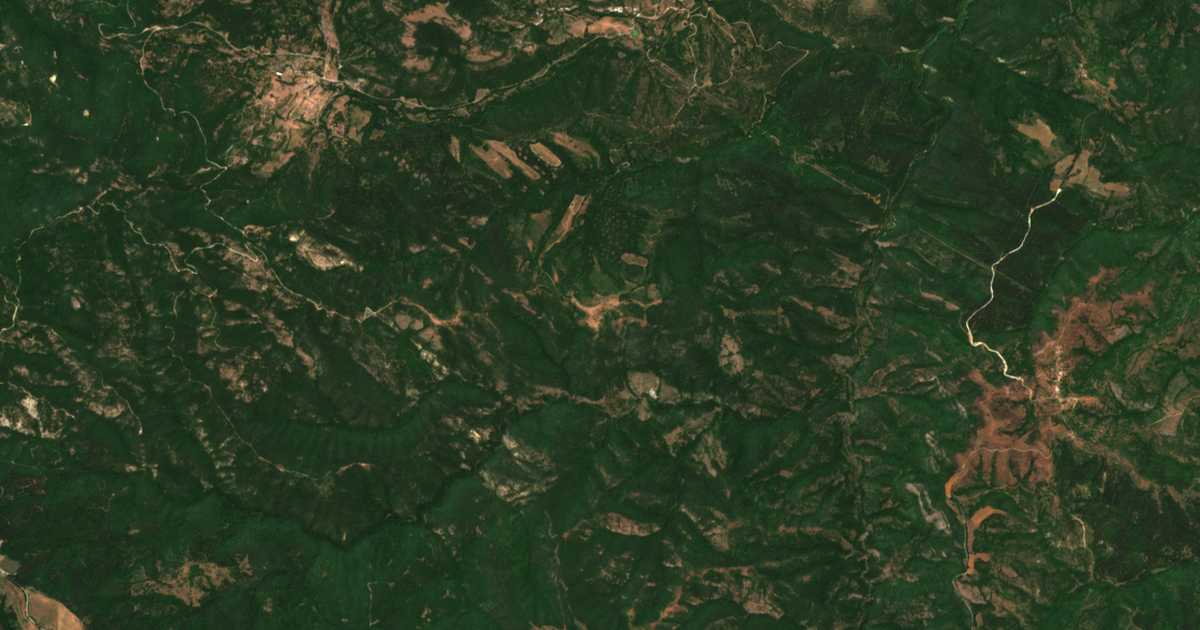 Satellitenkarte von Brusevci