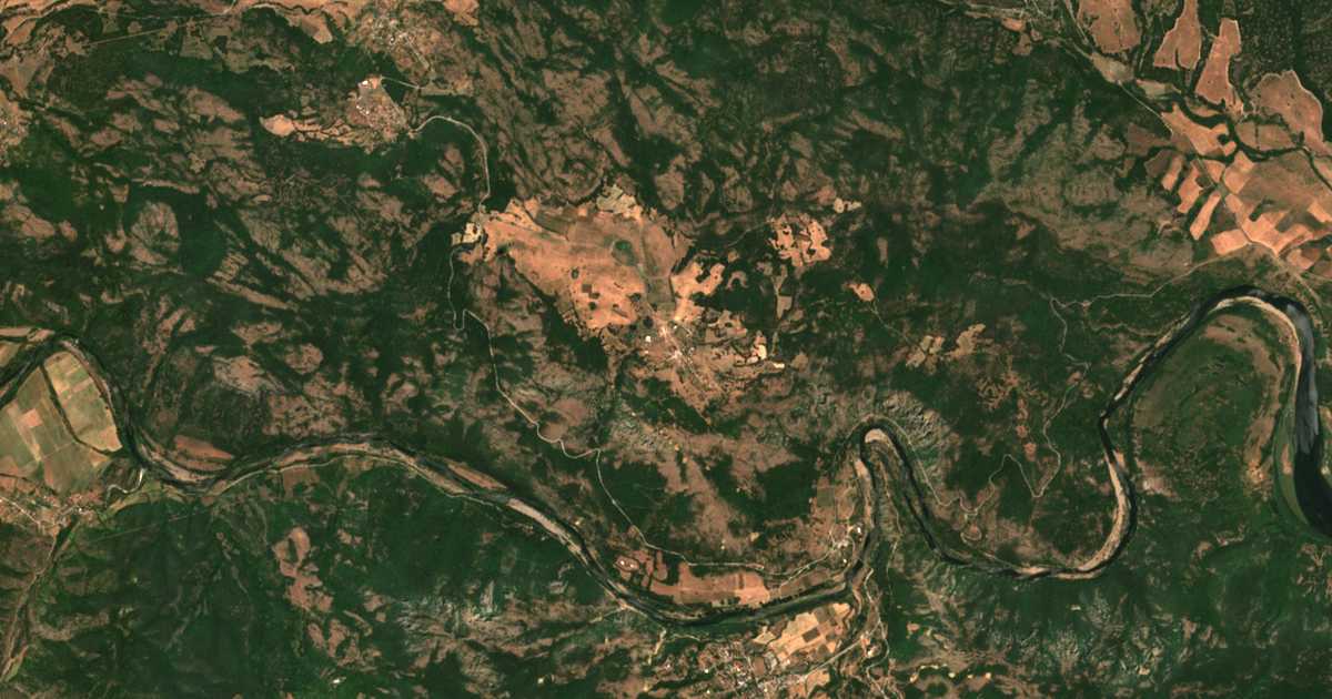Satellitenkarte von Gorno pole