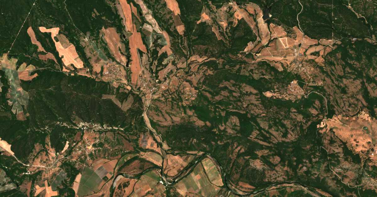 Satellitenkarte von Rumelija
