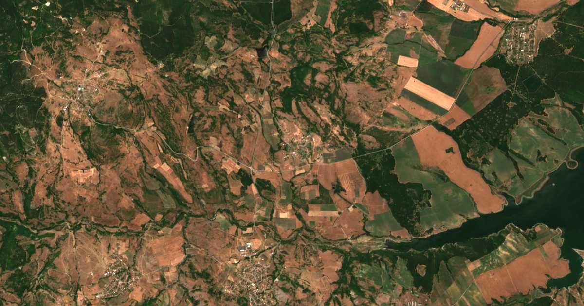 Satellitenkarte von Kazaklii