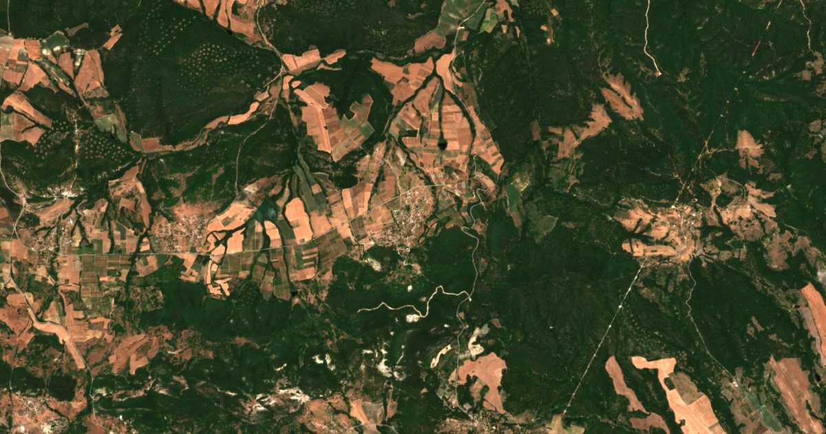 Satellitenkarte von Ljaskovec