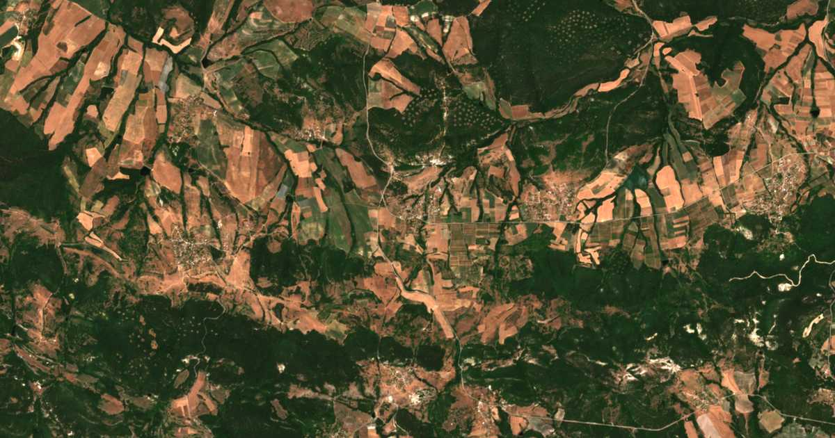 Satellitenkarte von Popovec