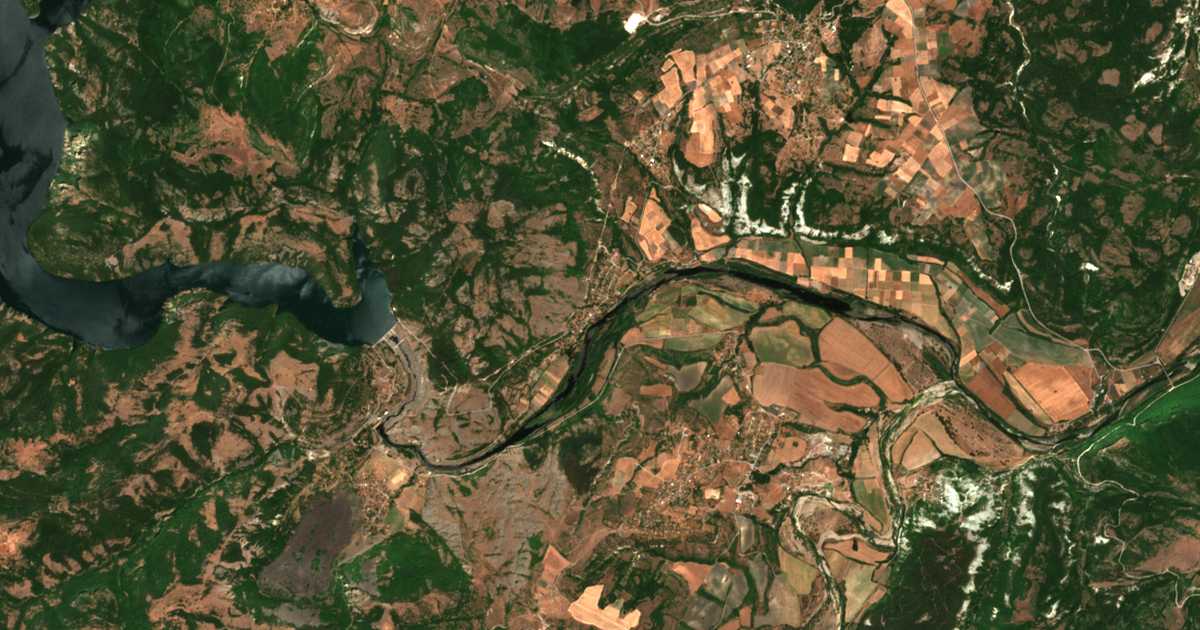 Satellitenkarte von Rabovo
