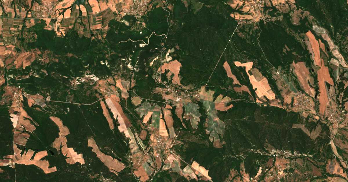 Satellitenkarte von Silen