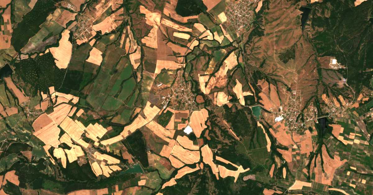 Satellitenkarte von Careva Poljana