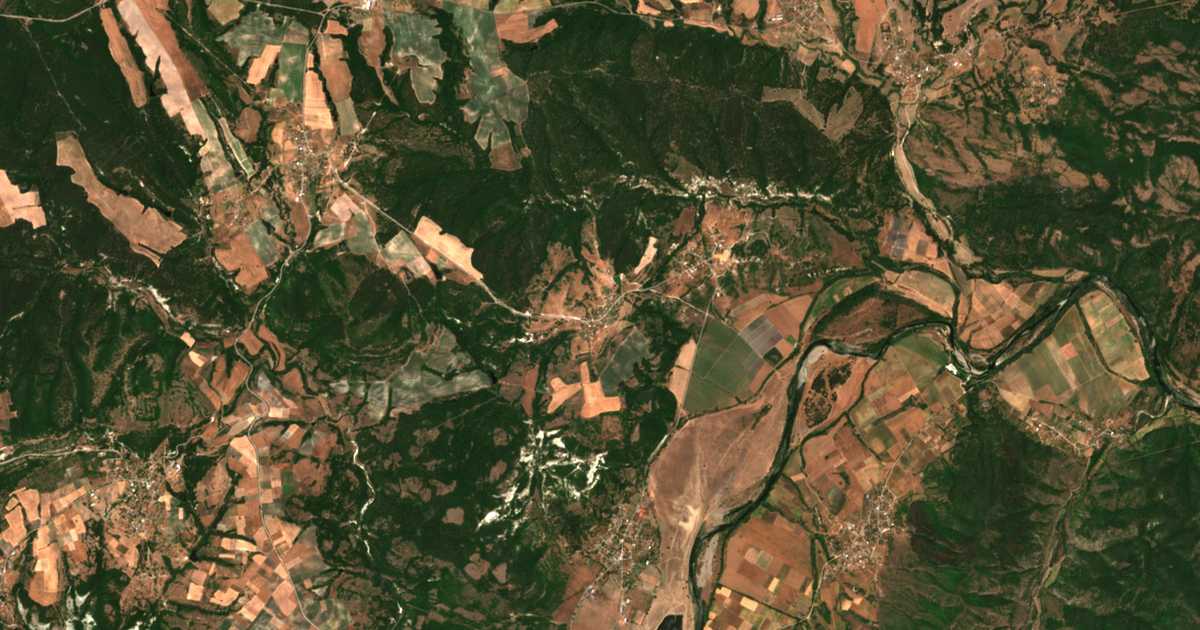 Satellitenkarte von Vojvodenec