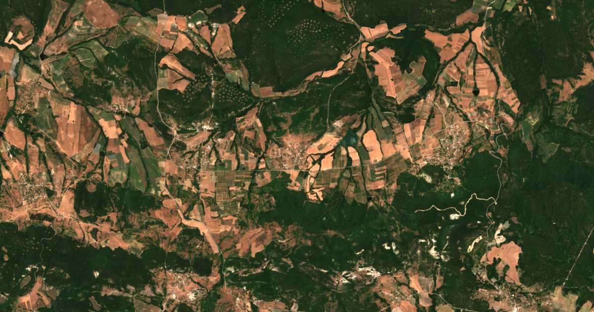 Satellitenkarte von Zimovina
